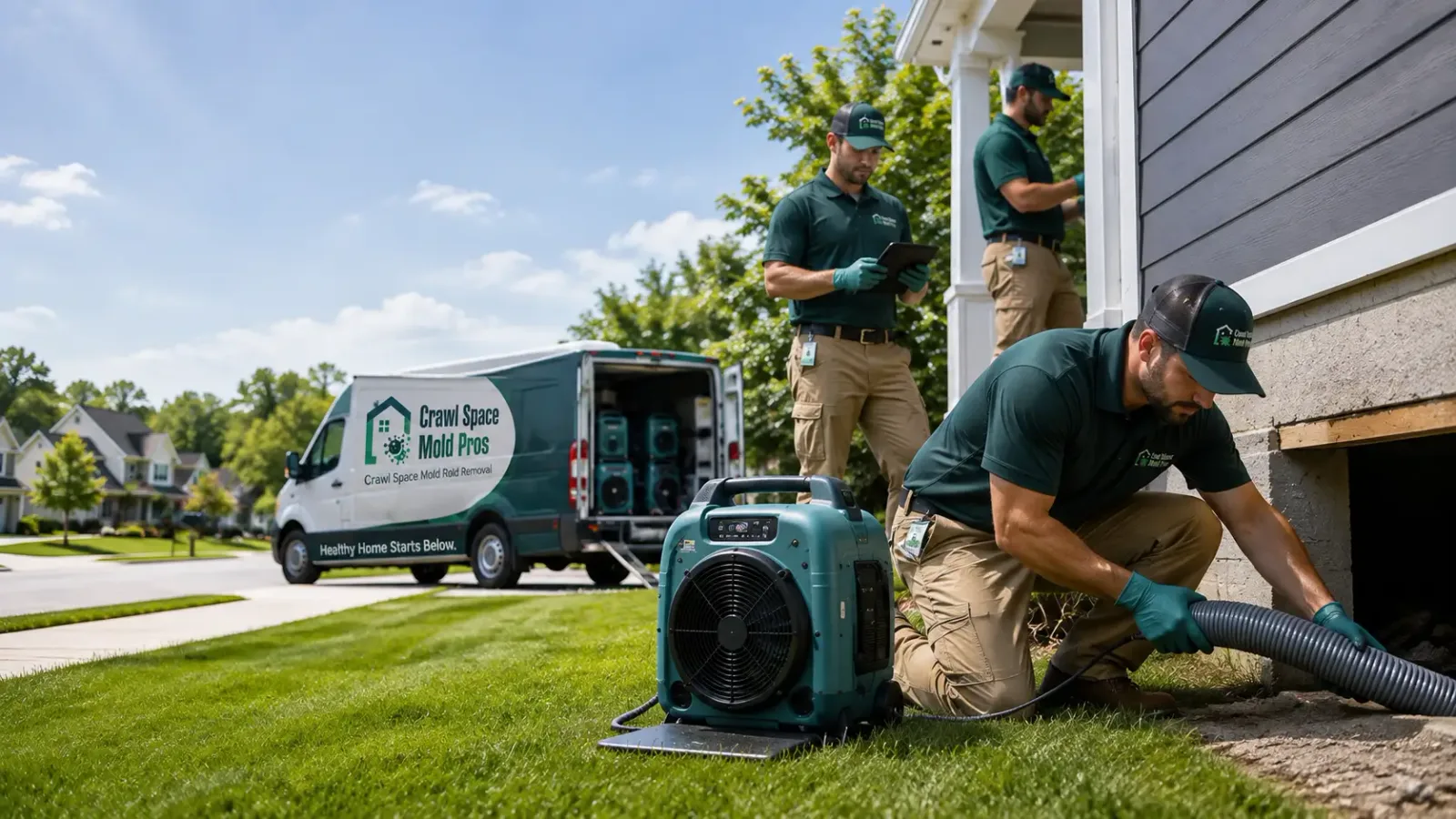 Crawl Space Mold Removal in Bowersville, OH